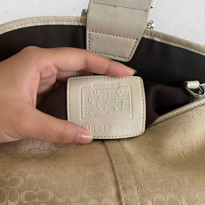 Authentic Vintage Coach Optic Soho Flap Shoulder Bag
