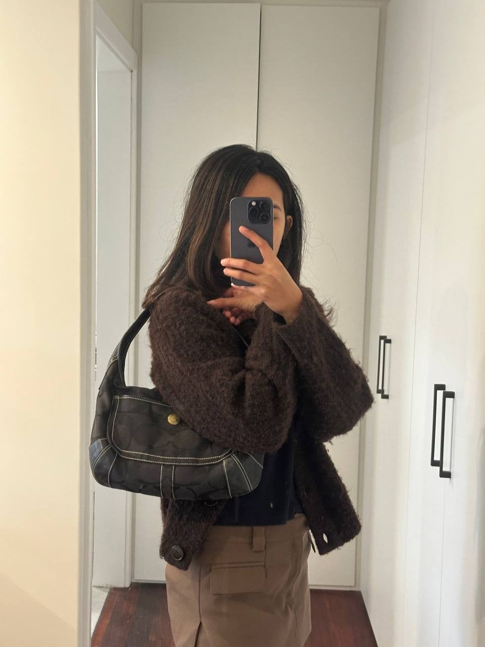 Authentic Vintage Coach Ergo Signature Hobo Bag