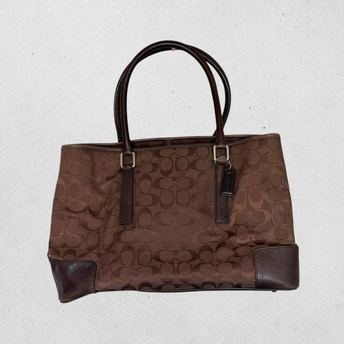 Authentic Vintage Coach Signature Tote Bag
