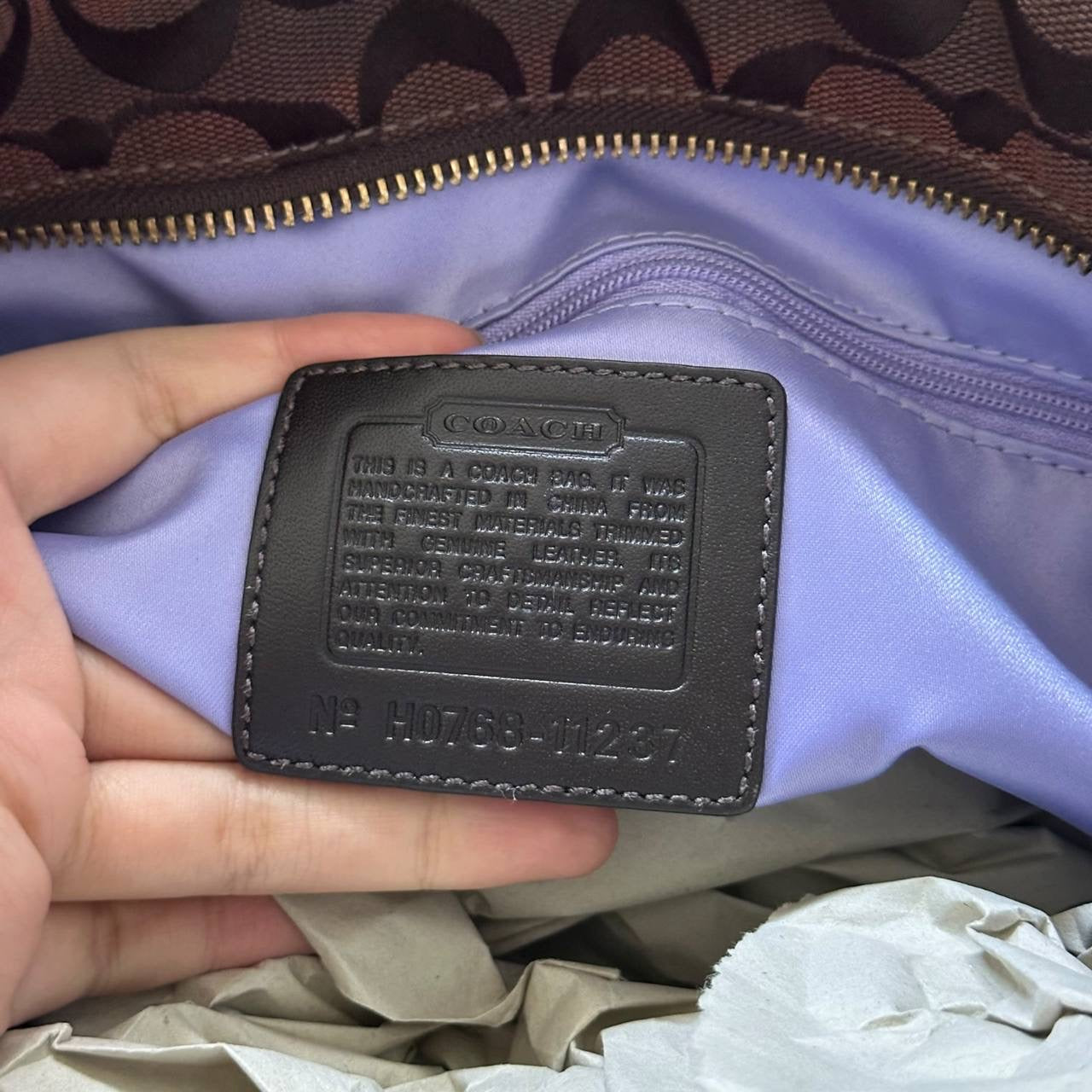 Authentic Vintage Coach Legacy Signature Tote Bag