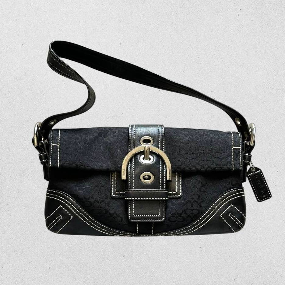 Authentic Vintage Coach Soho Flap Shoulder Bag