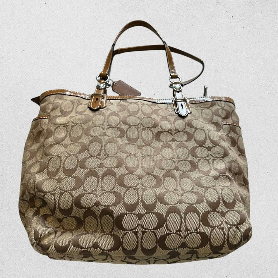 Authentic Vintage Coach Signature Tote Bag