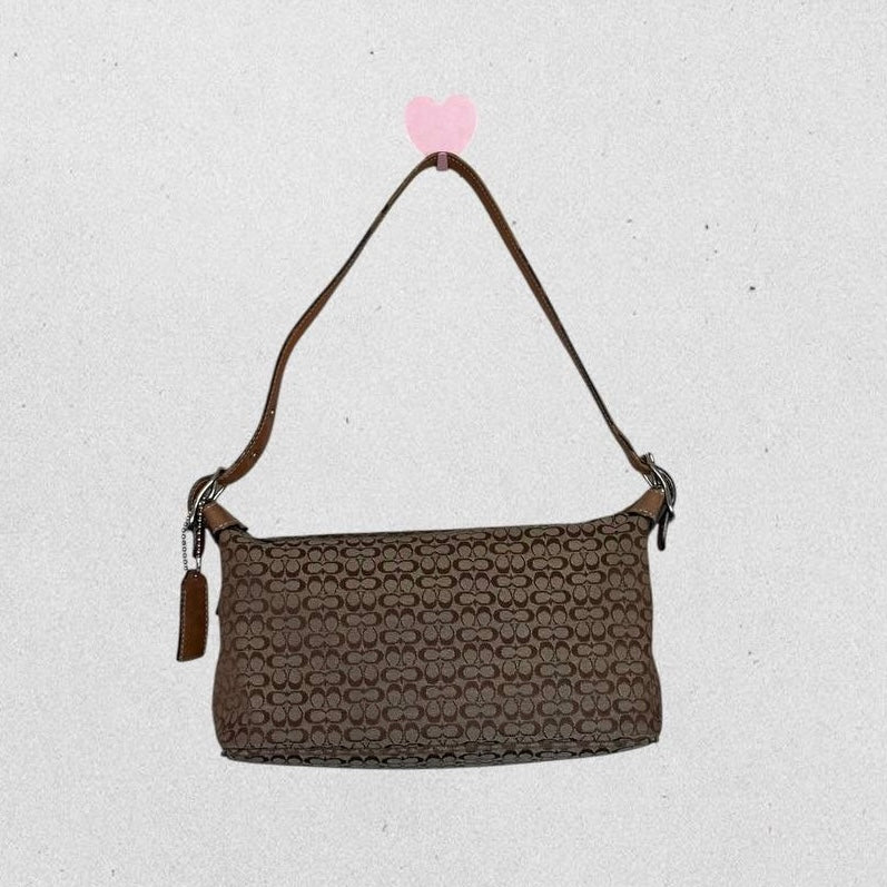 Authentic Vintage Coach Signature Shoulder Bag