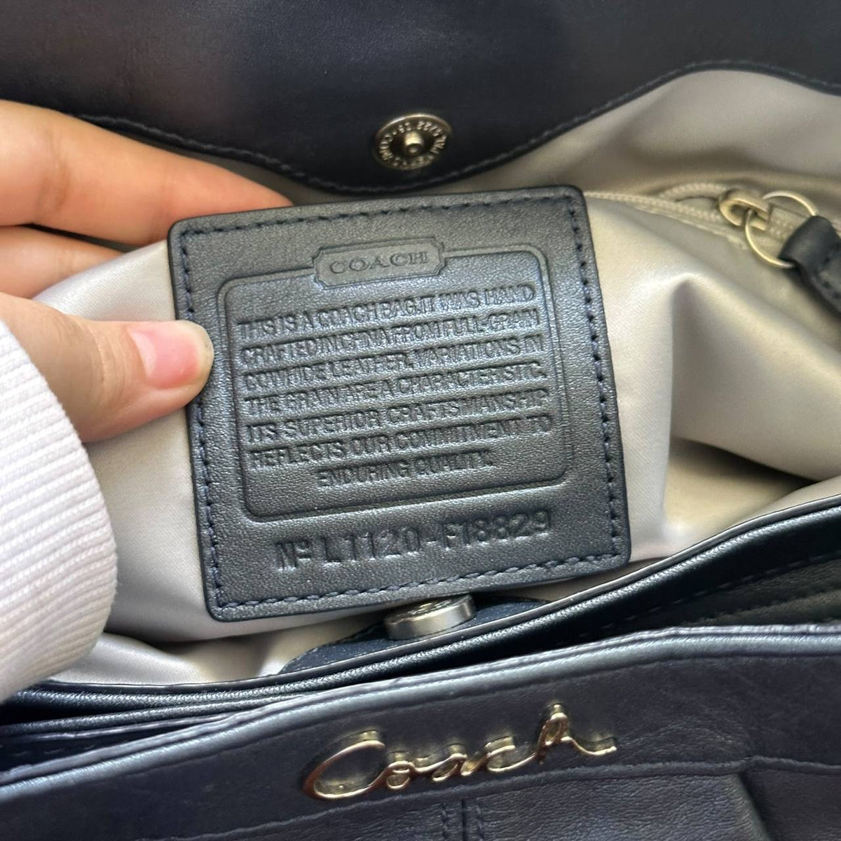 Authentic Vintage Coach Lexi Tote Bag