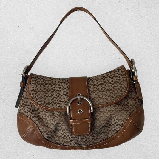 Authentic Vintage Coach Soho Signature Shoulder Bag