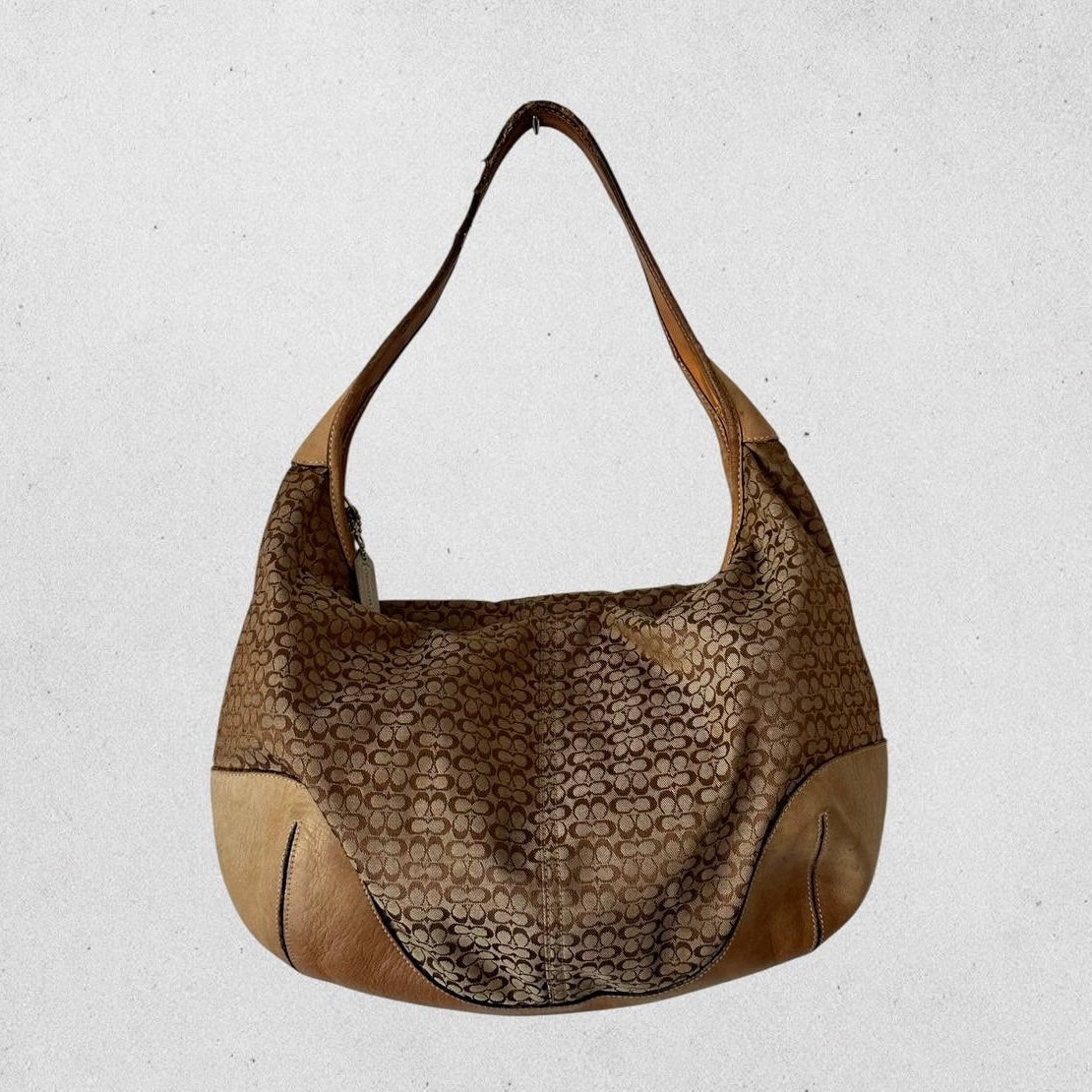 Authentic Vintage Coach Signature Hobo Bag