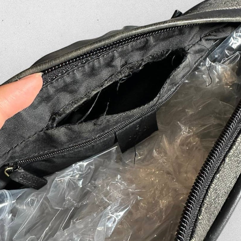 Authentic Vintage Gucci GG Canvas Shoulder Bag