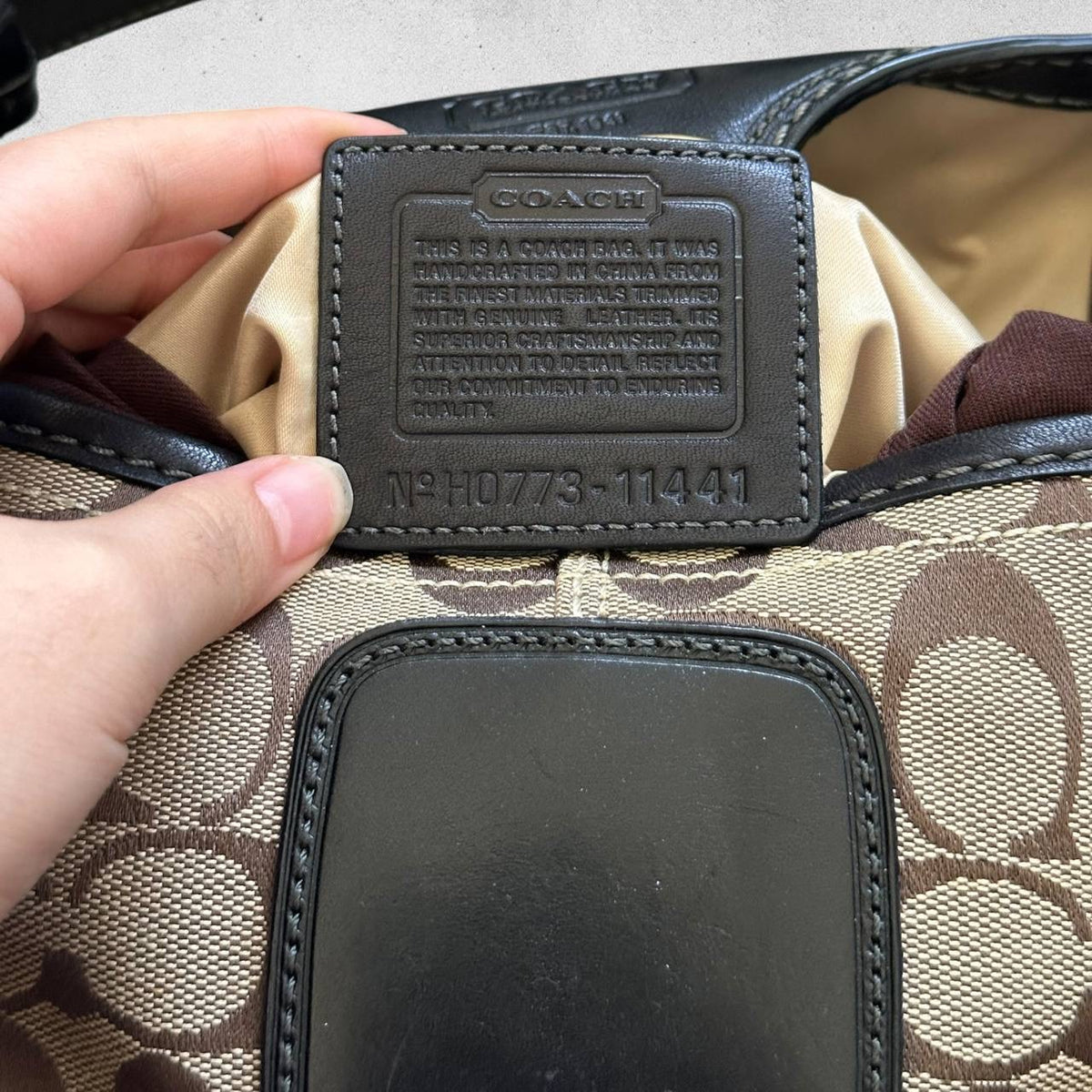 Authentic Vintage Coach Bleecker Shoulder Bag