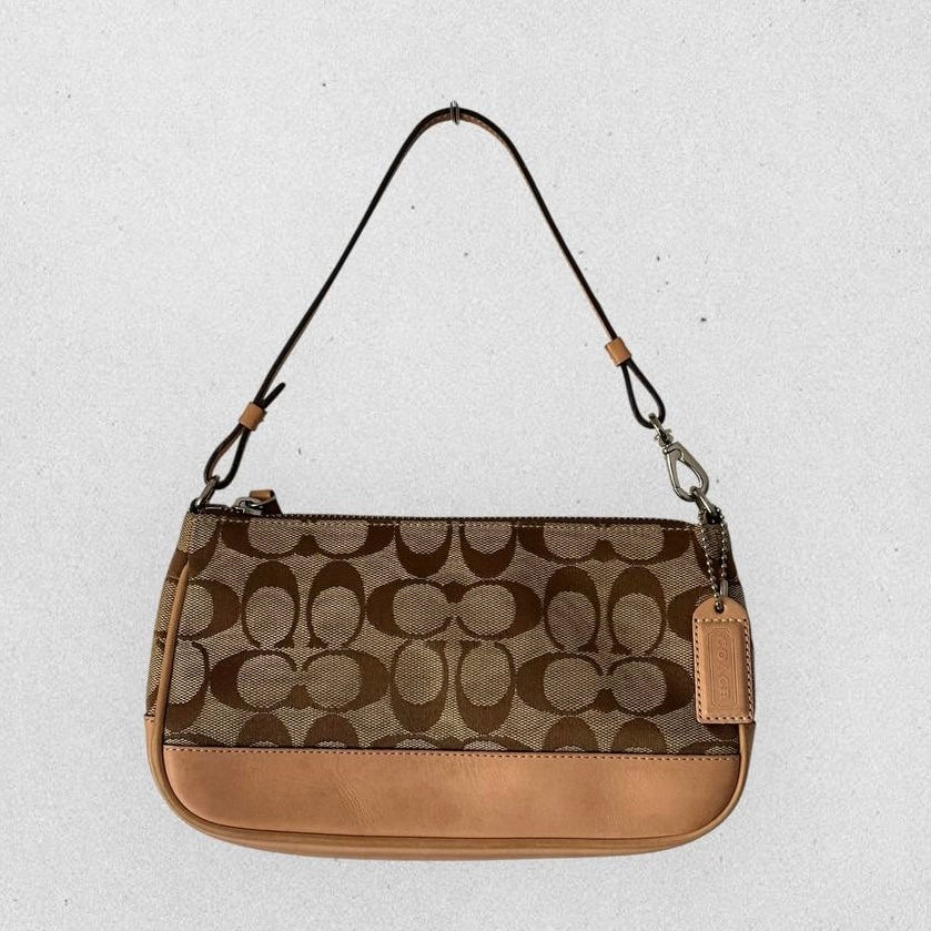 Authentic Vintage Coach Demi Signature Shoulder Bag