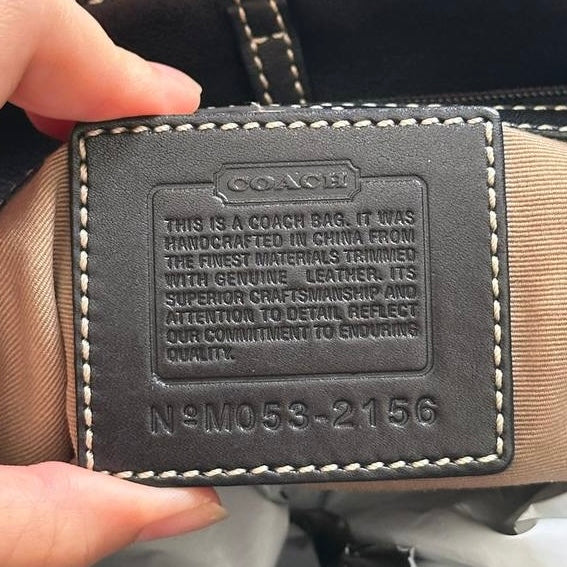 Authentic Vintage Coach Signature Tote Bag