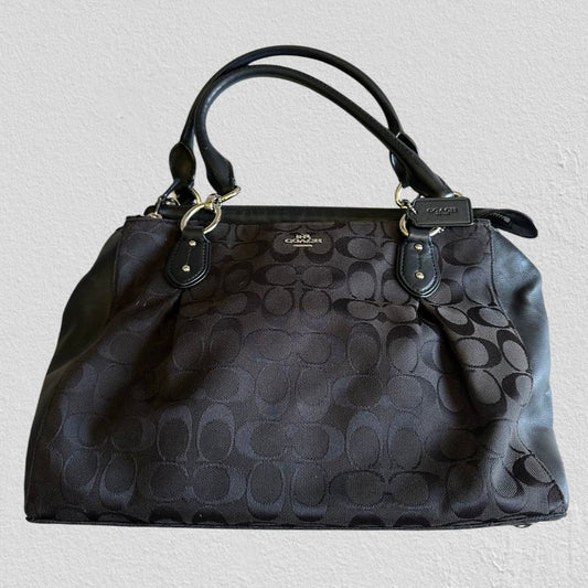 Authentic Vintage Coach Signature Shoulder Bag