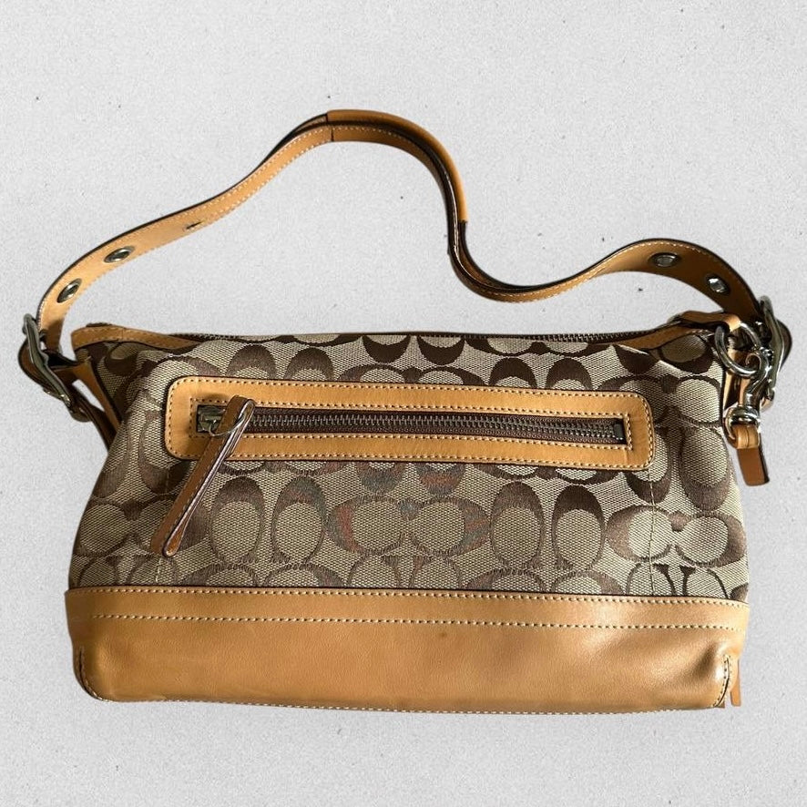 Authentic Vintage Coach Signature Shoulder Bag