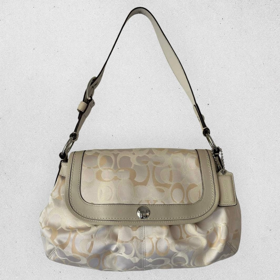 Authentic Vintage Coach Optic Soho Flap Shoulder Bag