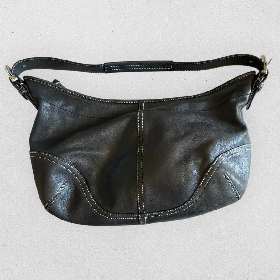 Authentic Vintage Coach Leatherr Hobo Bag