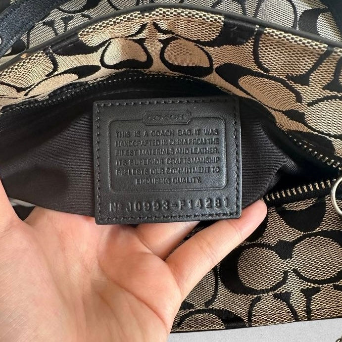 Authentic Vintage Coach Signature Tote Bag