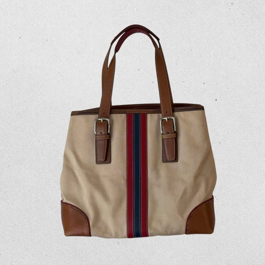 Authentic Vintage Coach Stripe Shoulder Bag
