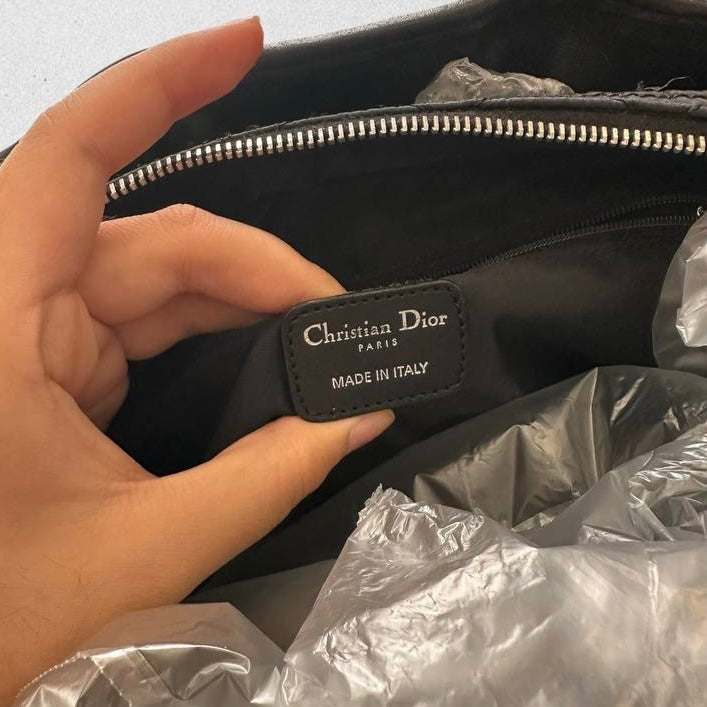Authentic Vintage Christian Dior Cannage Quilted Handbag