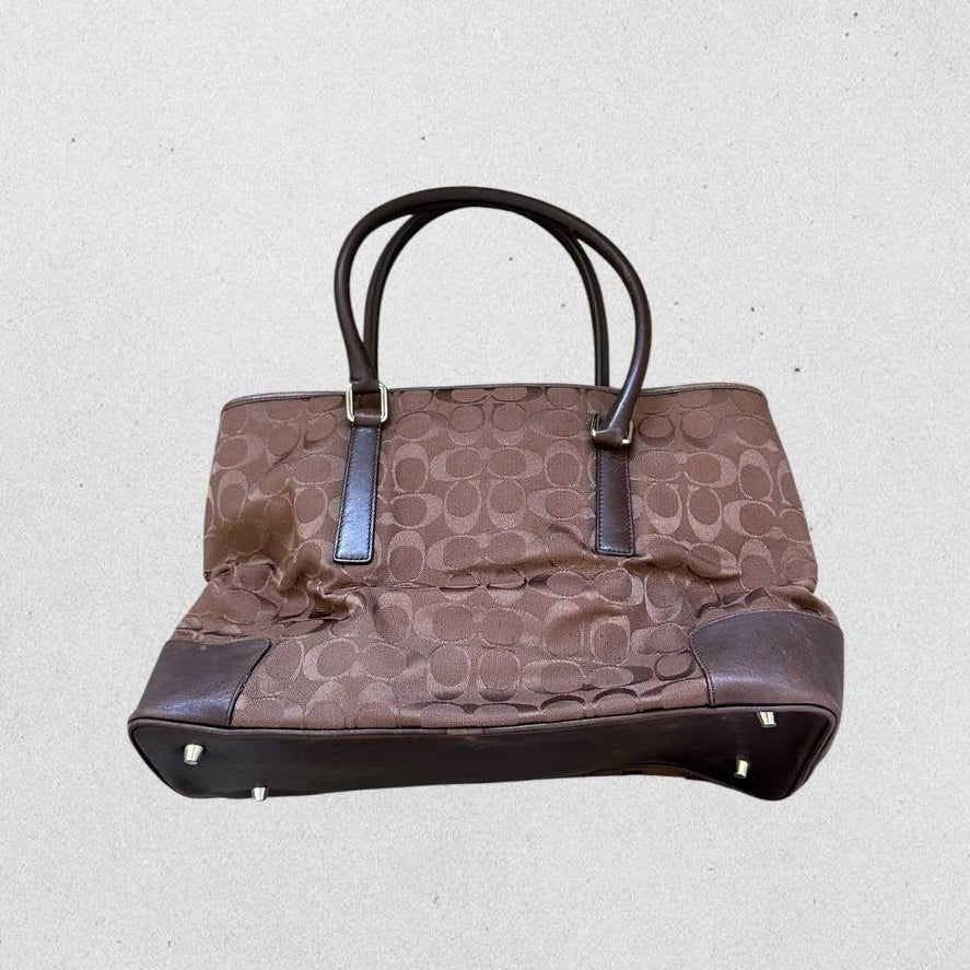 Authentic Vintage Coach Signature Tote Bag