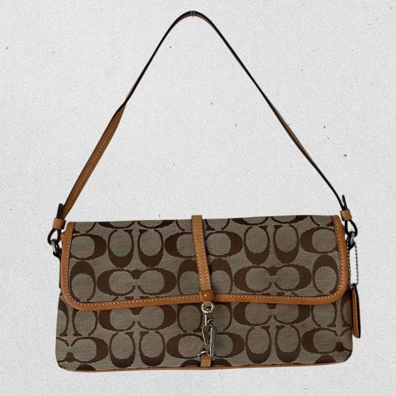 Authentic Vintage Coach Hamptons Signature Shoulder Bag