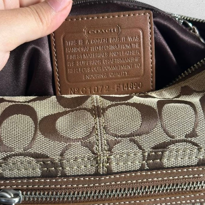 Authentic Vintage Coach Penelope Signature Hobo Bag