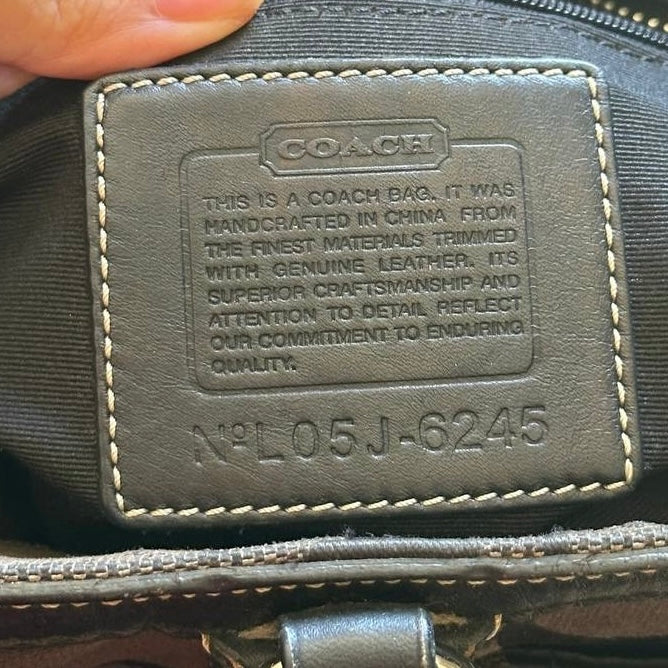 Authentic Vintage Coach Tote Bag