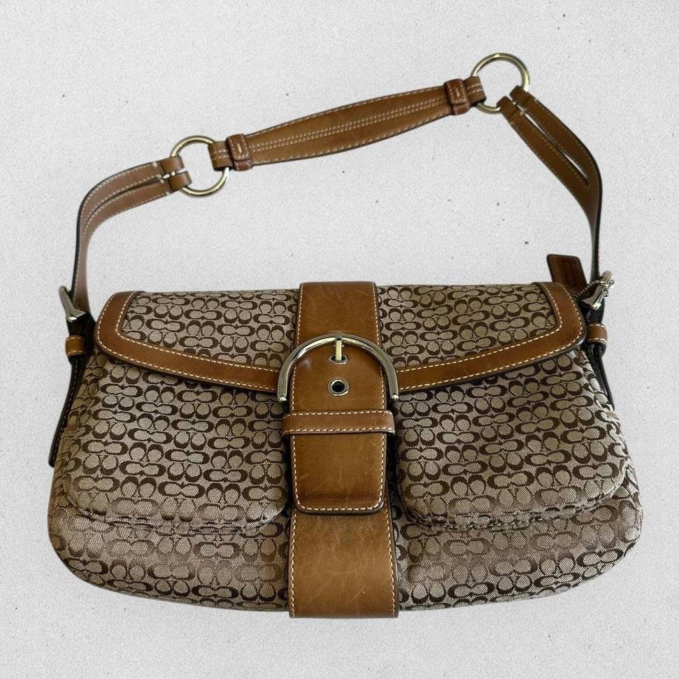 Authentic Vintage Coach Soho Flap Shoulder Bag