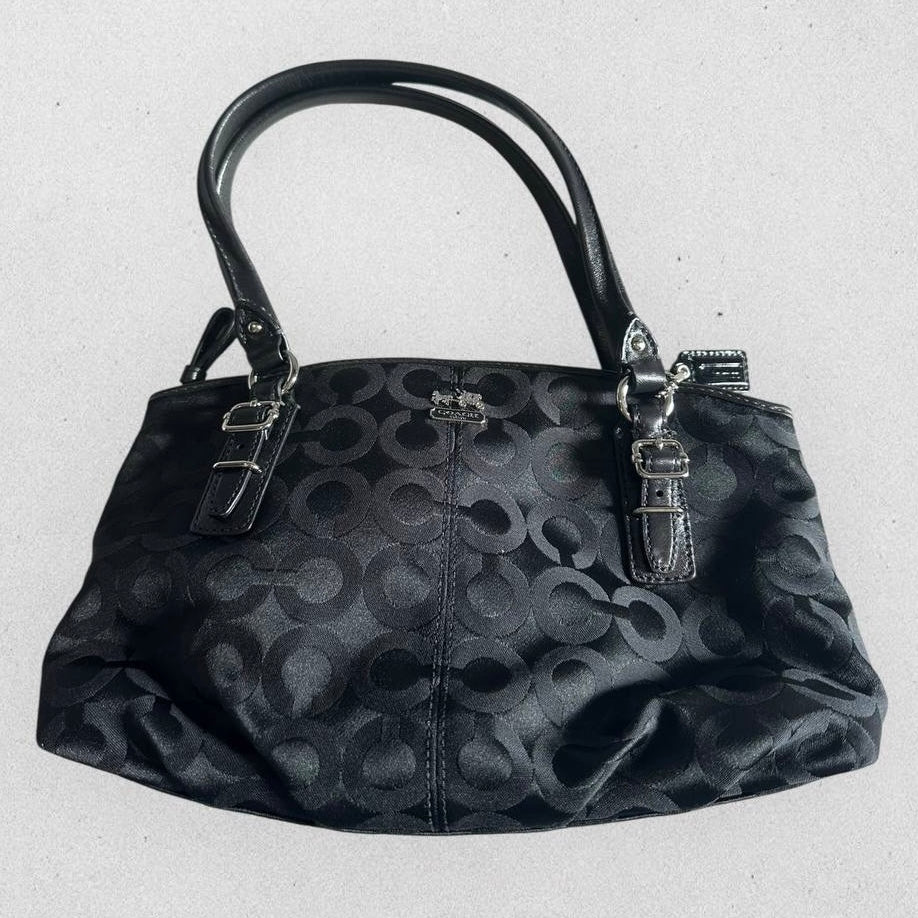 Authentic Vintage Coach Mia Op Art Small Shoulder Bag