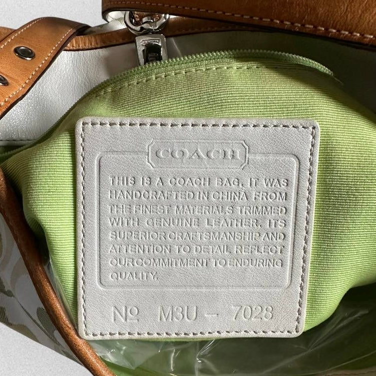 Authentic Vintage Coach Optic Hampton Shoulder Bag Rare