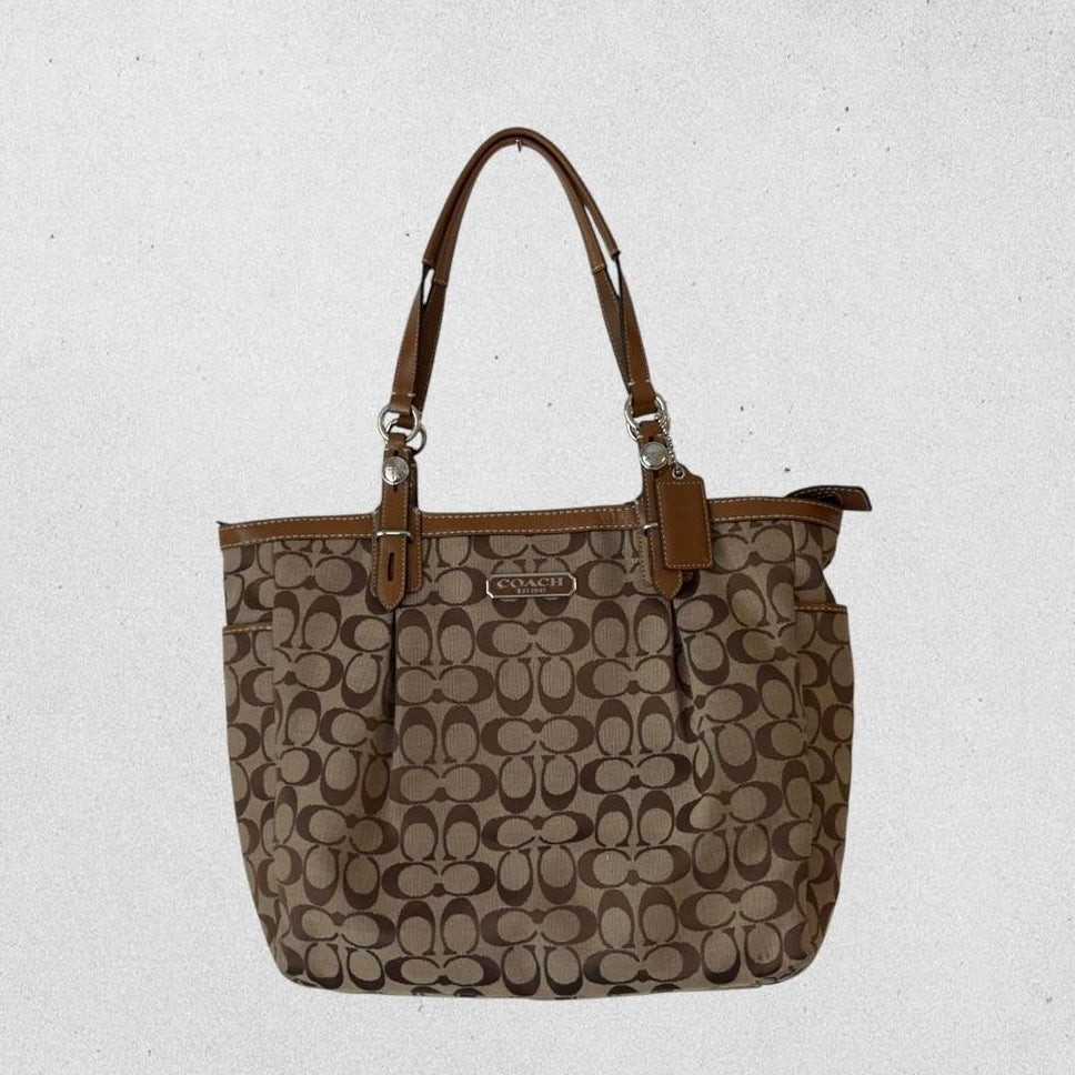 Authentic Vintage Coach Signature Tote Bag