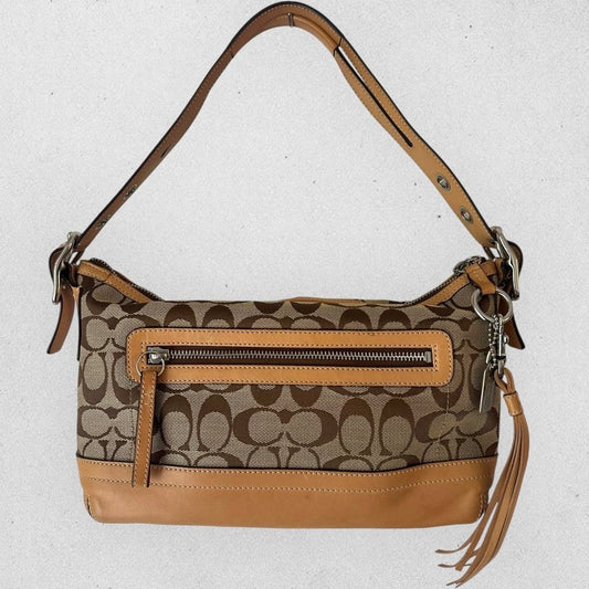Authentic Vintage Coach Signature Shoulder Bag