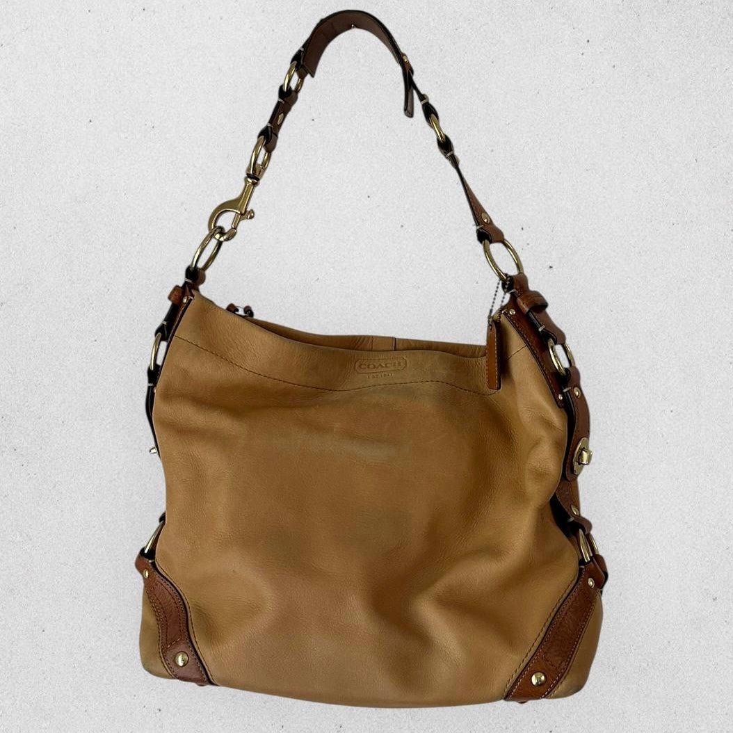 Authentic Vintage Coach Carly Leather Shoulder Bag