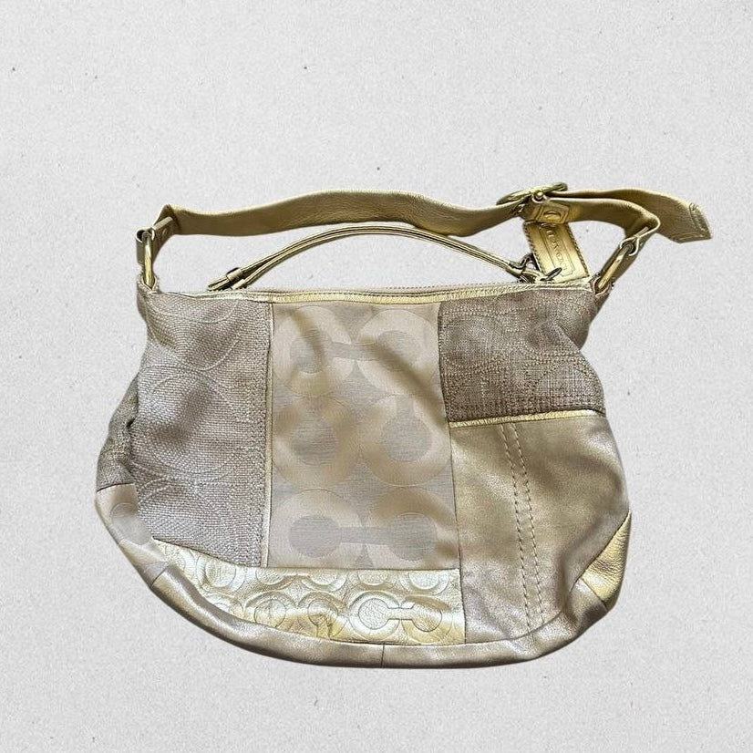 Authentic Vintage Coach Patchwork Hobo Bag