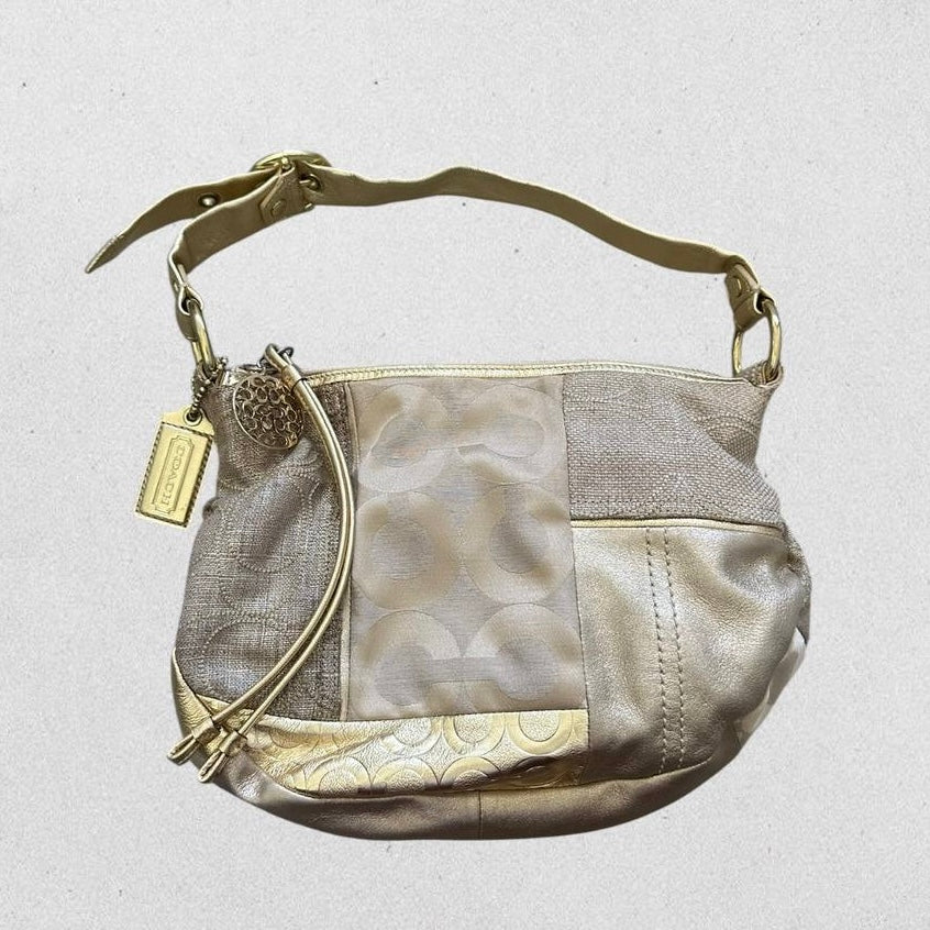 Authentic Vintage Coach Patchwork Hobo Bag