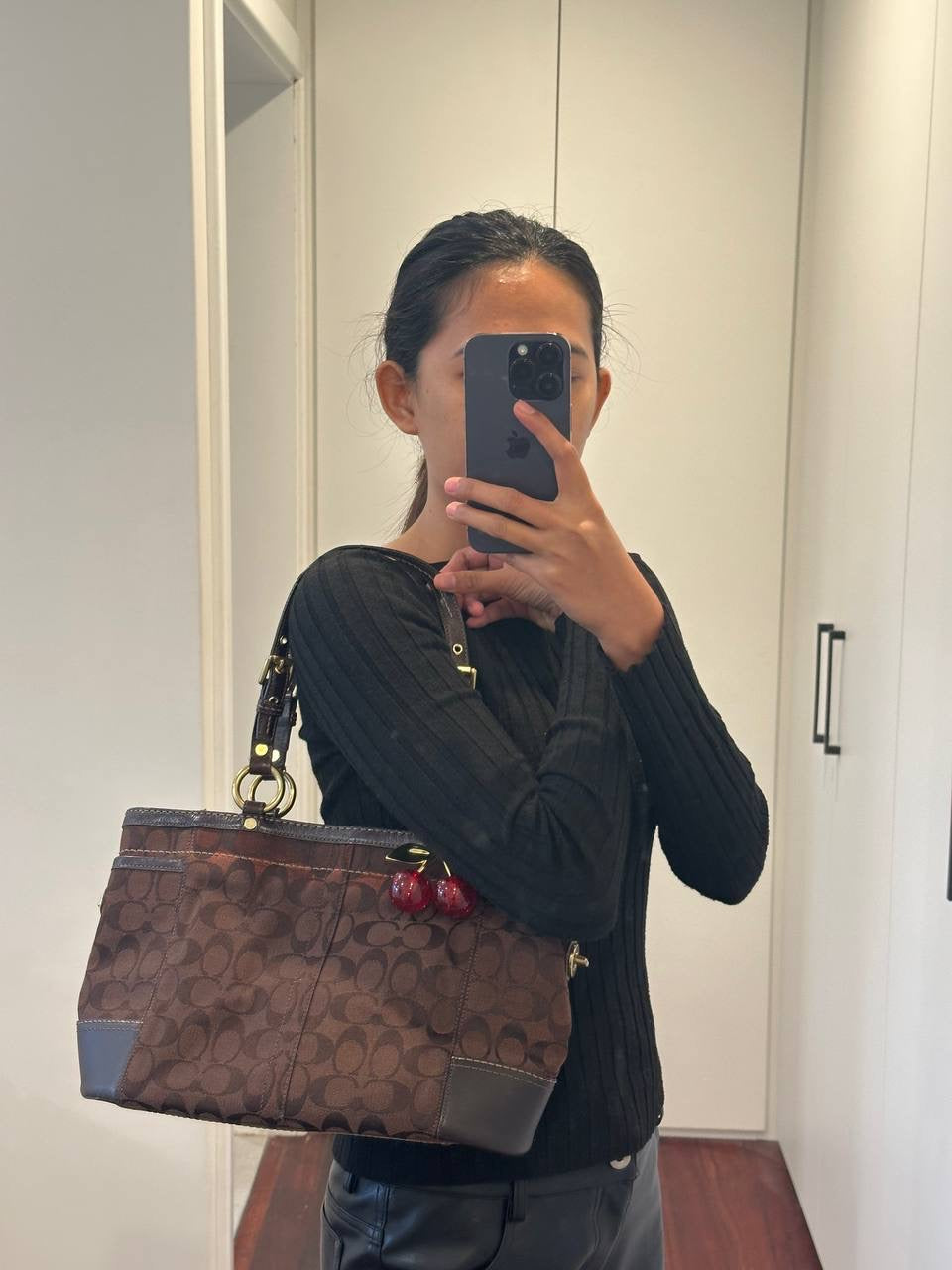 Authentic Vintage Coach Legacy Signature Tote Bag
