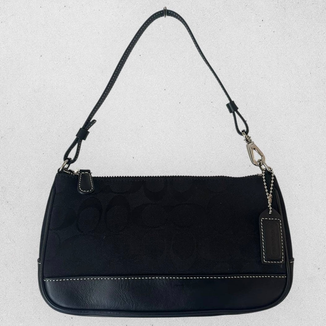Authentic Vintage Coach Signature Demi Shoulder Bag