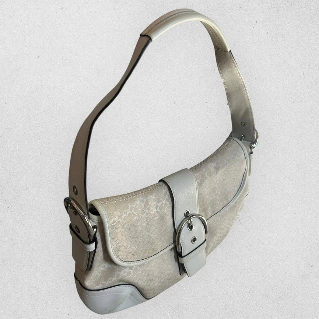 Authentic Vintage Coach Soho Signature Shoulder Bag