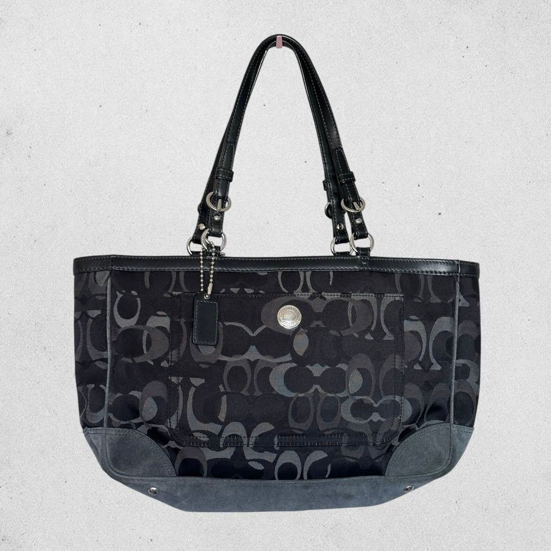 Authentic Vintage Coach Optic Tote Bag
