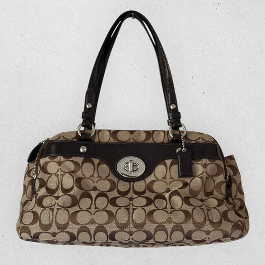 Authentic Vintage Coach Penelope Signature Bowling Bag
