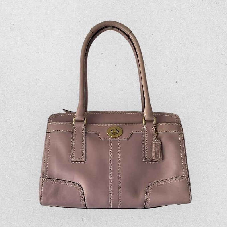 Authentic Vintage Coach Hampton Eastwest Leather Shoulder Bag