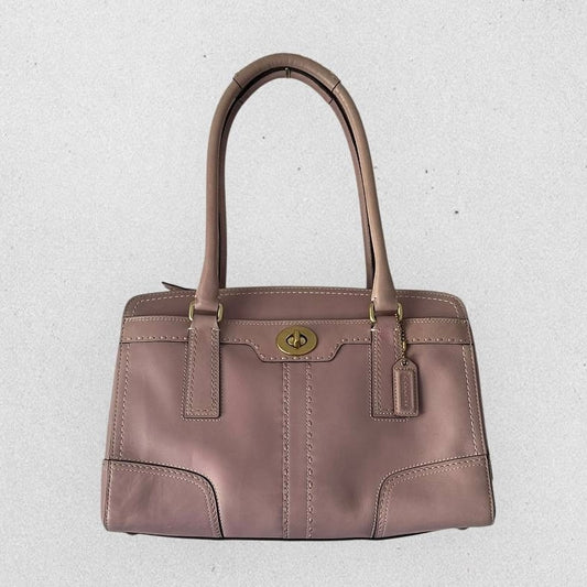 Authentic Vintage Coach Hampton Eastwest Leather Shoulder Bag