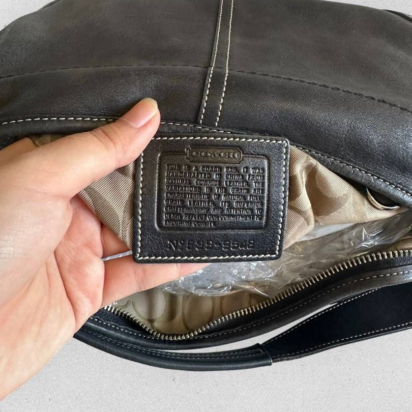 Authentic Vintage Coach Leatherr Hobo Bag