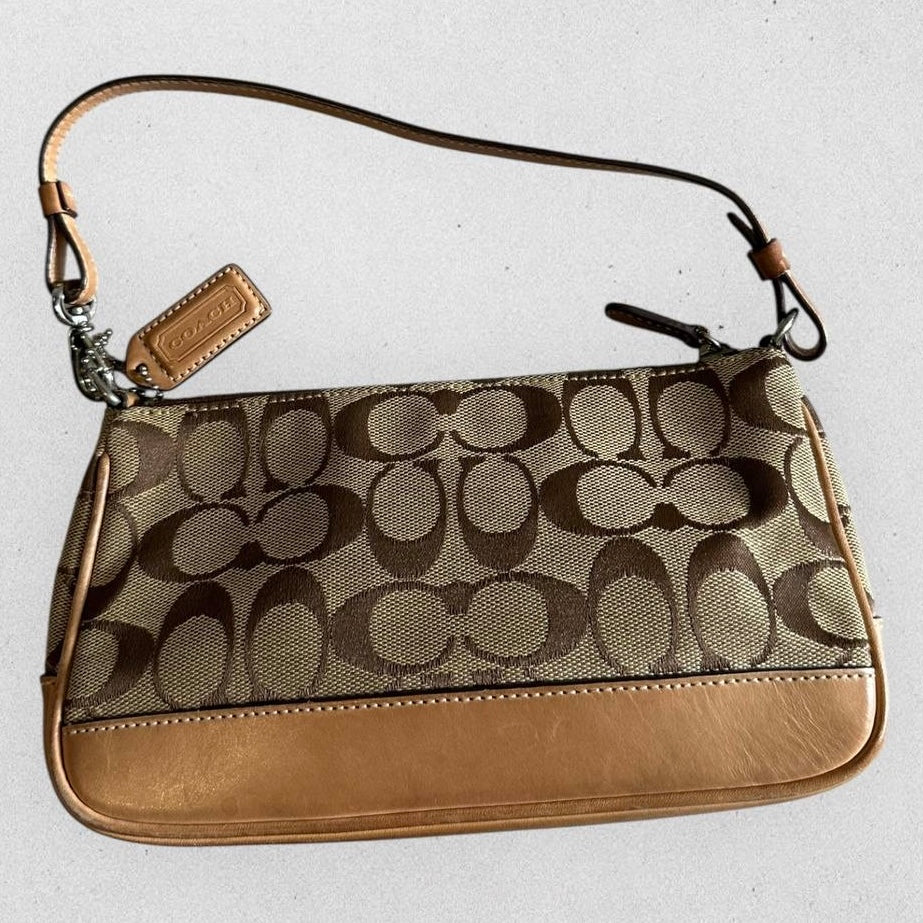 Authentic Vintage Coach Signature Demi Shoulder Bag