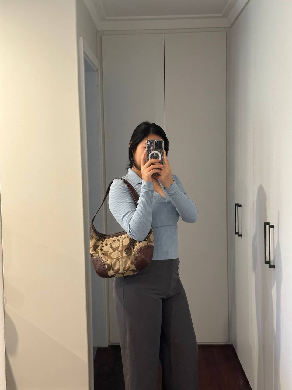 Authentic Vintage Coach Ergo Signature Hobo Bag