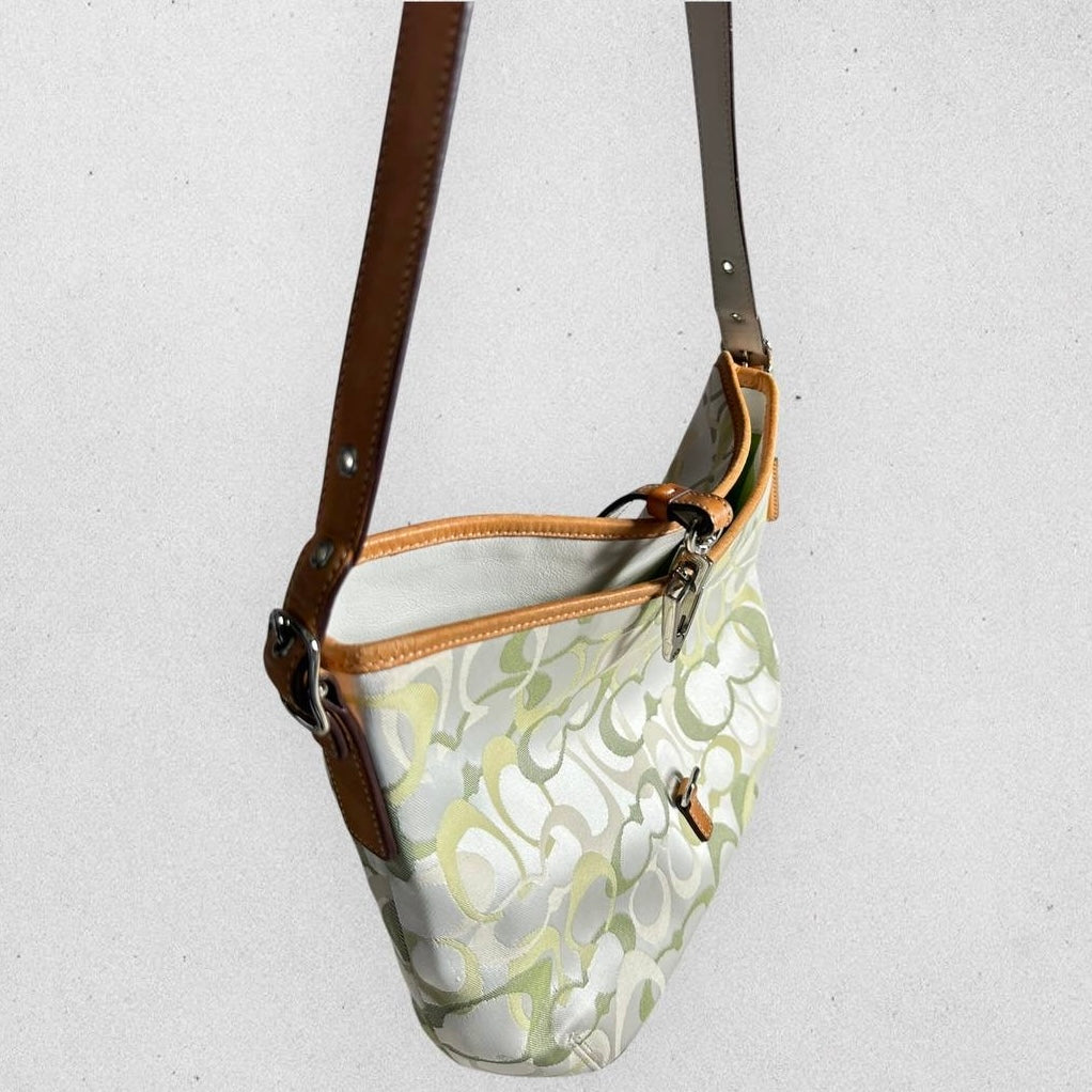 Authentic Vintage Coach Optic Hampton Shoulder Bag Rare
