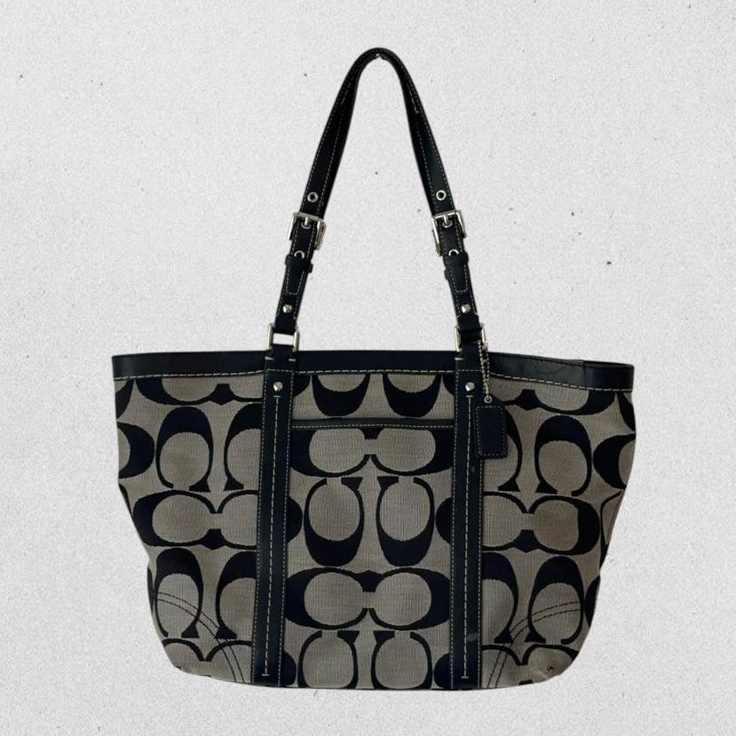 Authentic Vintage Coach Signature Tote Bag