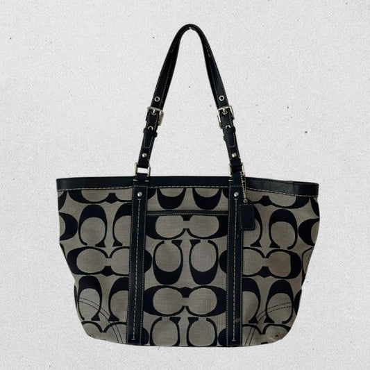 Authentic Vintage Coach Signature Tote Bag