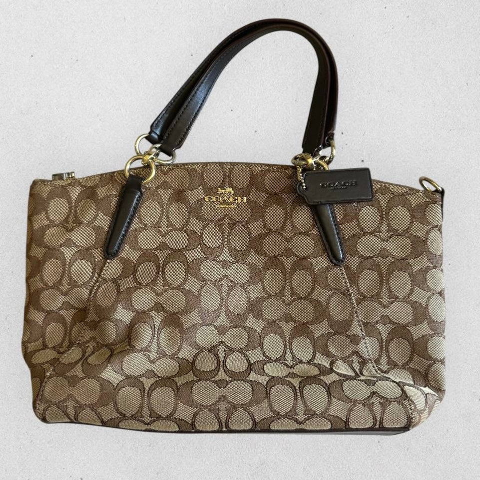 Authentic Vintage Coach Signature Shoulder Bag