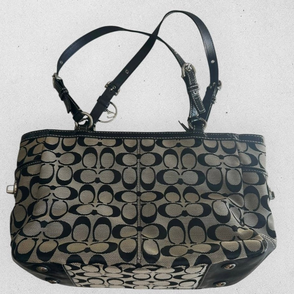 Authentic Vintage Coach Signature Tote Bag