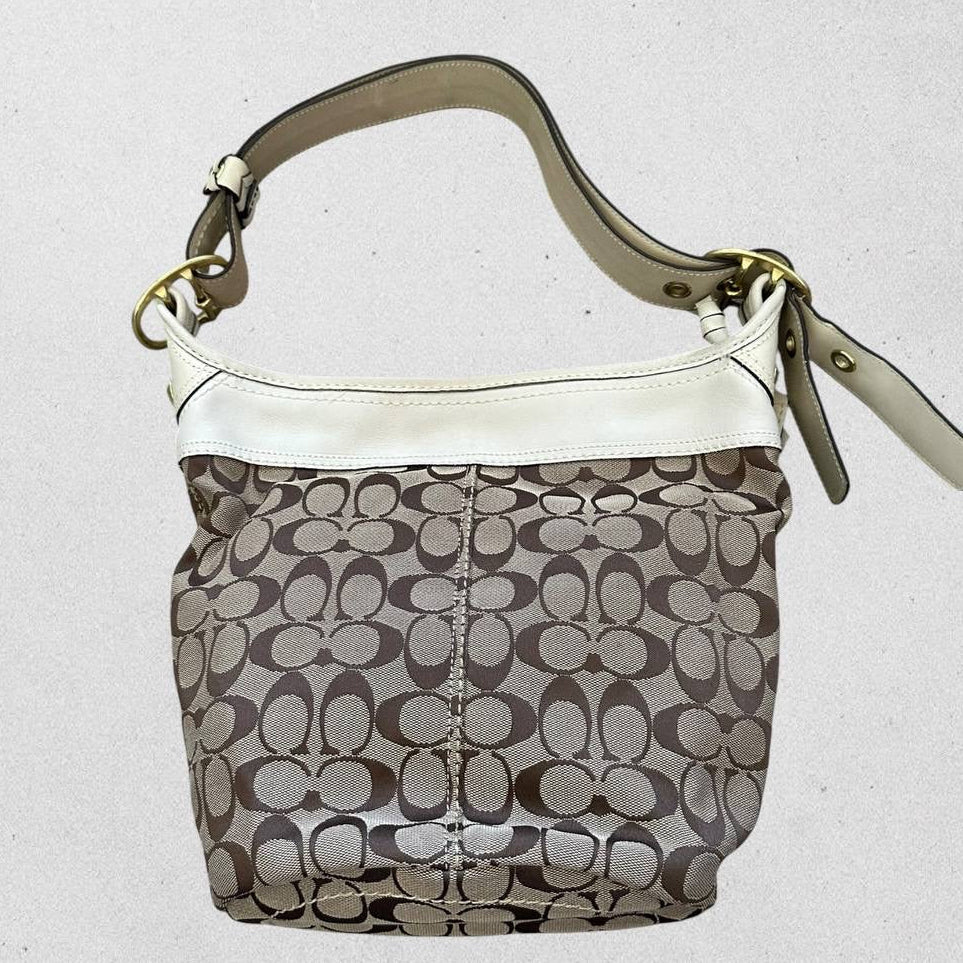 Authentic Vintage Coach Signature Shoulder/Crossbody Bag