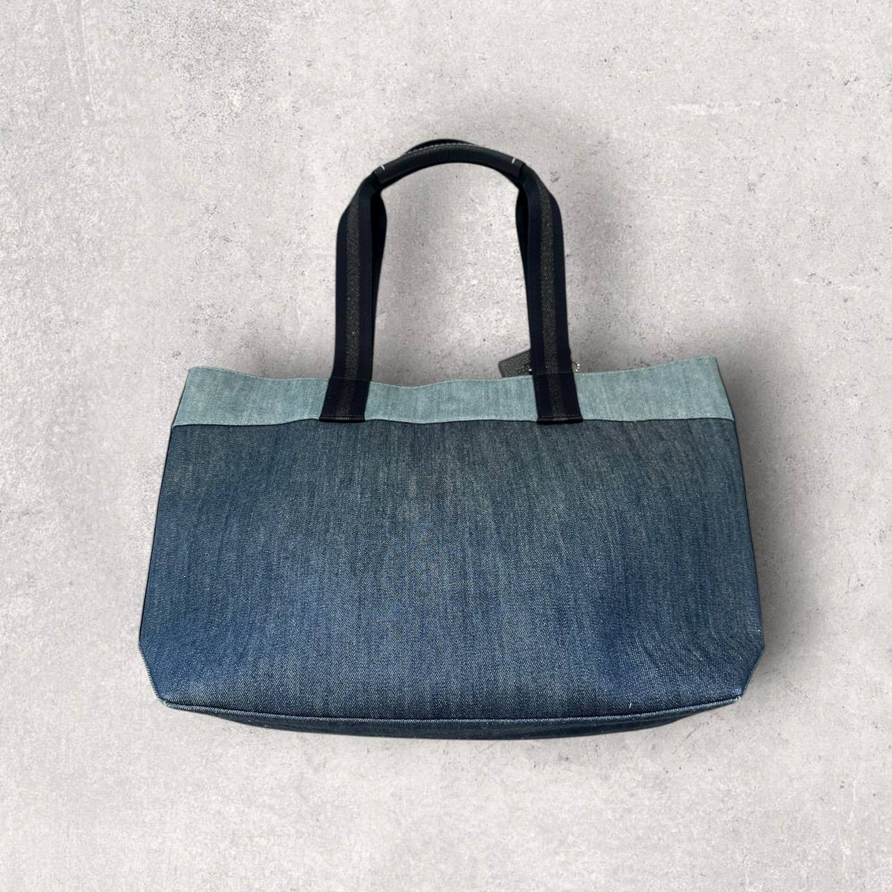 Authentic Vintage Coach Denim Tote Bag